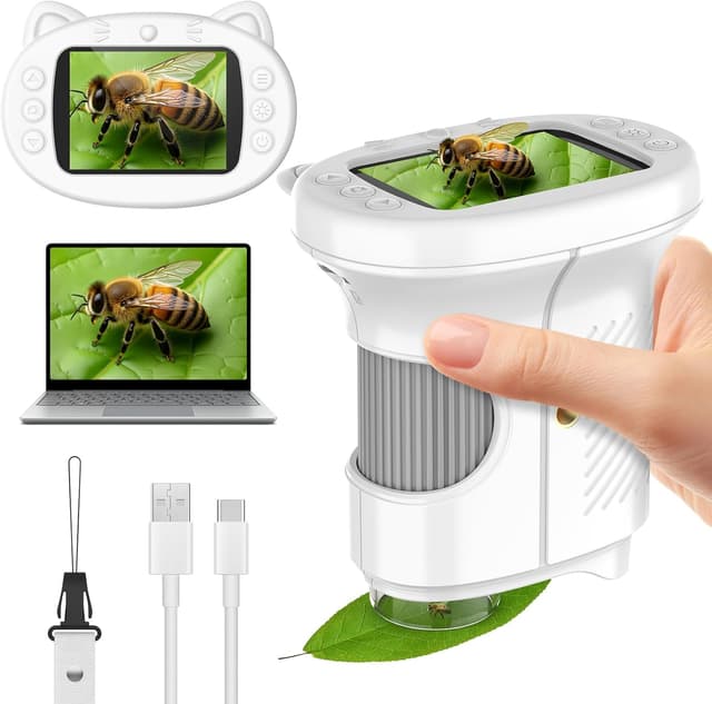 Imagen de GlobalCrown Microscope Enfant électronique 200X en OfertitasTOP