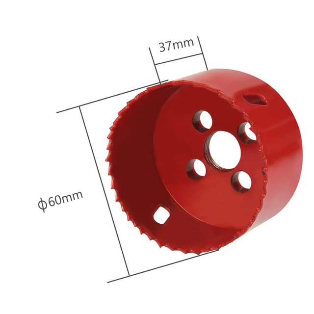 Detalle 2 de flintronic Bi-Metal Hole Saw 60 mm for metal, wood