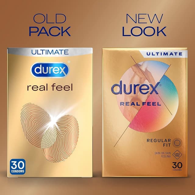Detalle 2 de Durex Real Feel 30 Condoms Regular Fit