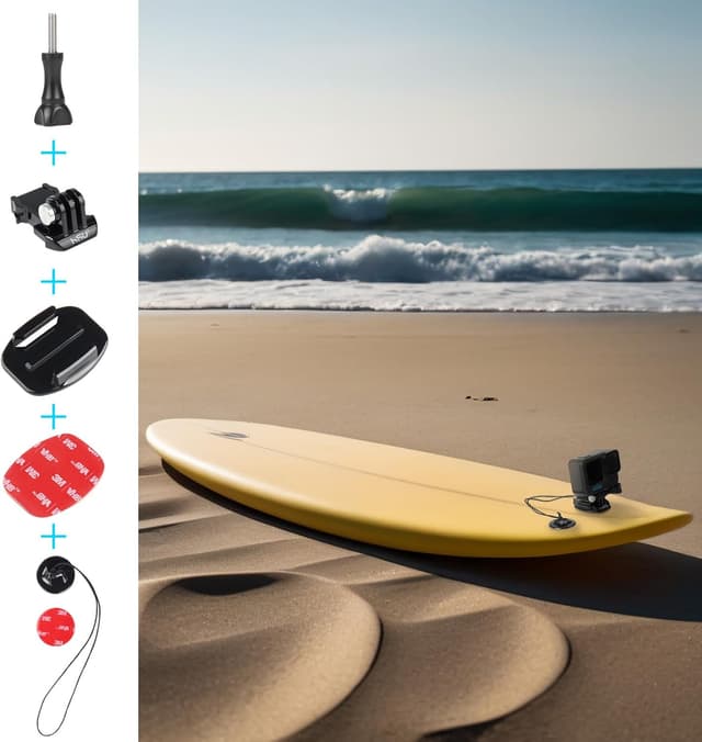 Thumbnail 4 de HSU Halterungsset 12-teilig für Action-Kameras