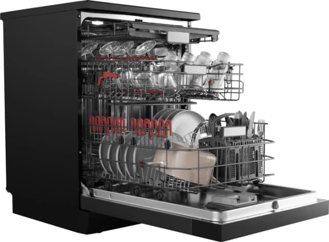 Thumbnail 8 de Wisberg WBDW42BB Spülmaschine 16 Maßgedecke