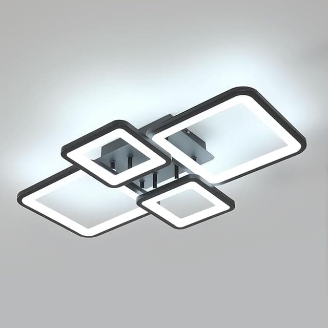 Imagen de Mckalen Plafón LED Cuadrado 56W ⛽ Luz Cálida para Sala en OfertitasTOP