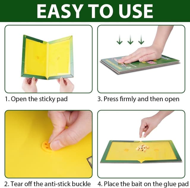 Detalle de Flintronic Klebefallen 6er Set für Schädlinge