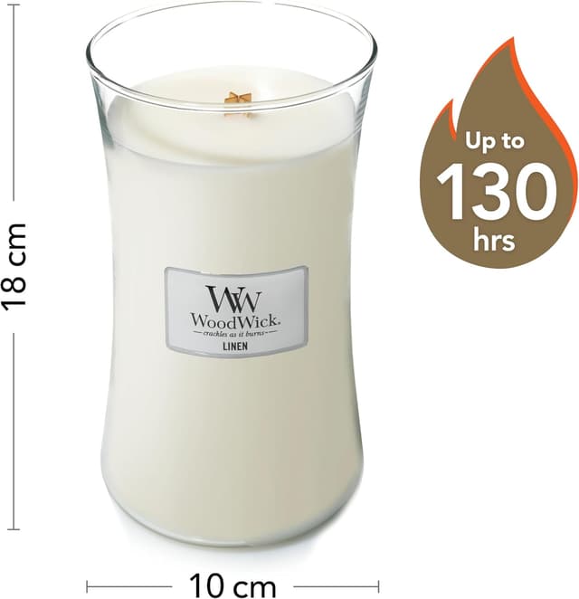 Detalle de WoodWick grande bougie parfumée 130 h