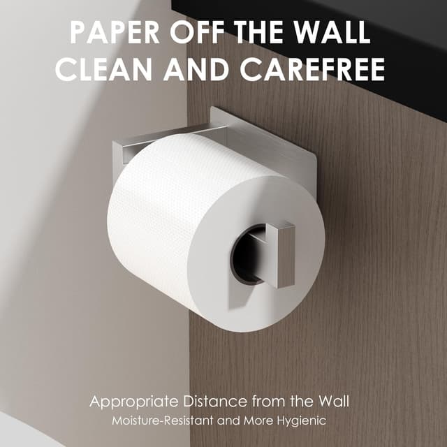 Thumbnail 6 de Auxmir Toilettenpapierhalter Selbstklebend 14×6,5×4,5 cm