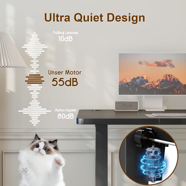 Thumbnail 6 de JUMMICO scrivania elettrica 140x60 73-120 cm