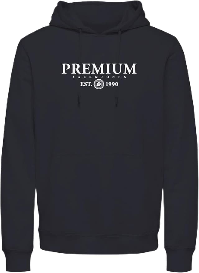 Detalle 2 de JACK & JONES Herren Sweat Hood Jprblacharles