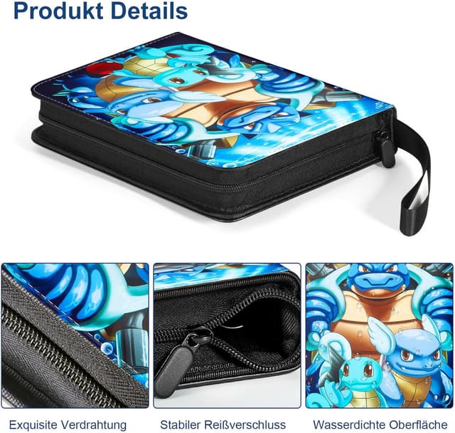 Detalle 1 de Sammelalbum für Pokémon Karten 400 Taschen