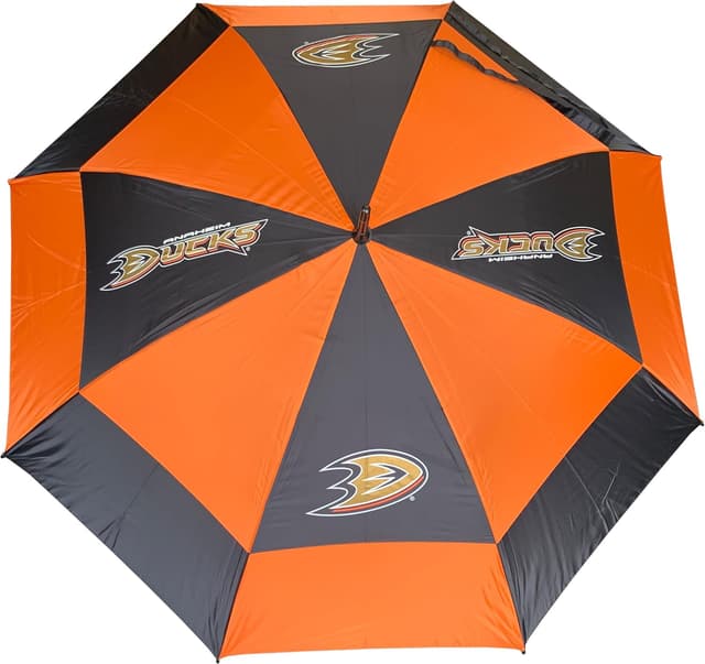 Detalle de Team Golf NHL 62" Double Canopy Golf Umbrella with Protective Sheath