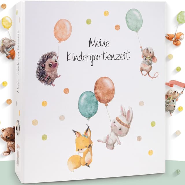 Detalle de Meine Kindergartenzeit Sammelordner mit DIN A4
