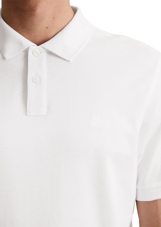 Detalle 2 de Marc O’Polo Herren T-Shirt mit Polokragen B21223053092 (1er Pack)