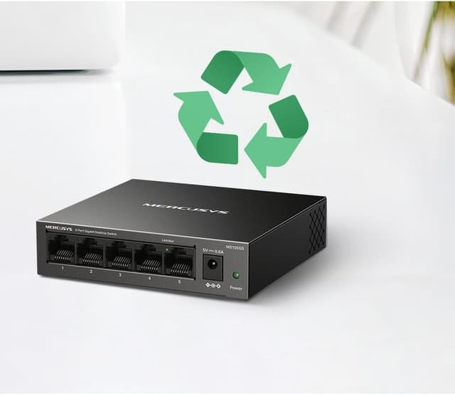 Thumbnail 3 de Mercusys MS105GS 5-Port Gigabit Switch