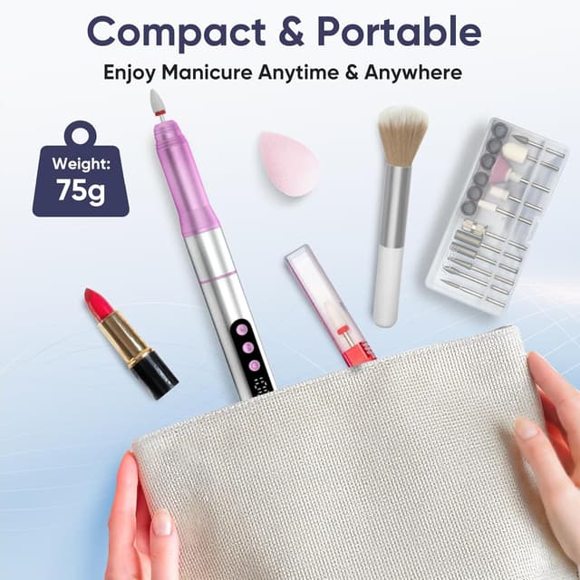 Thumbnail 6 de Oukzon NagelfrĂ€ser Kabellos 35000 U/Min đ