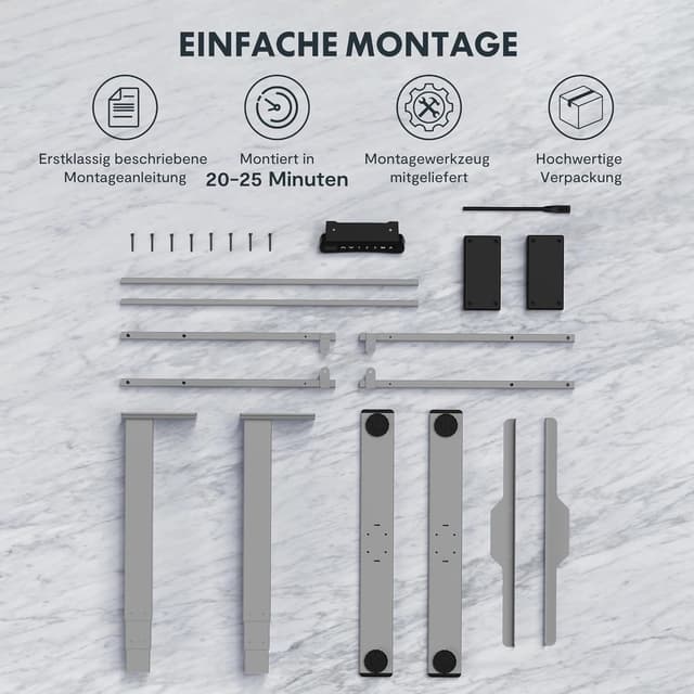 Thumbnail 6 de FLEXISPOT EC5 PRO Schreibtischgestell 160 kg