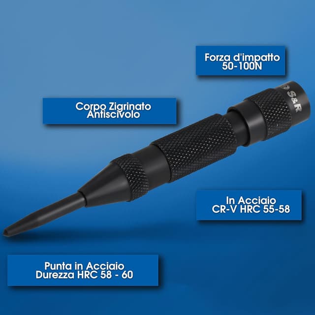 Thumbnail 2 de S&R Punzone Centrale Professionale 130 mm 🔨