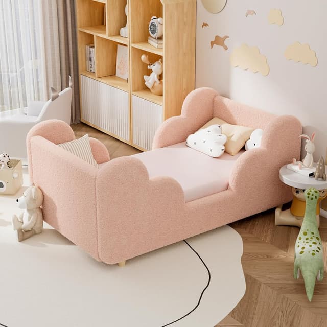 Detalle 2 de Kinderbett 70x140 mit Schutzgitter