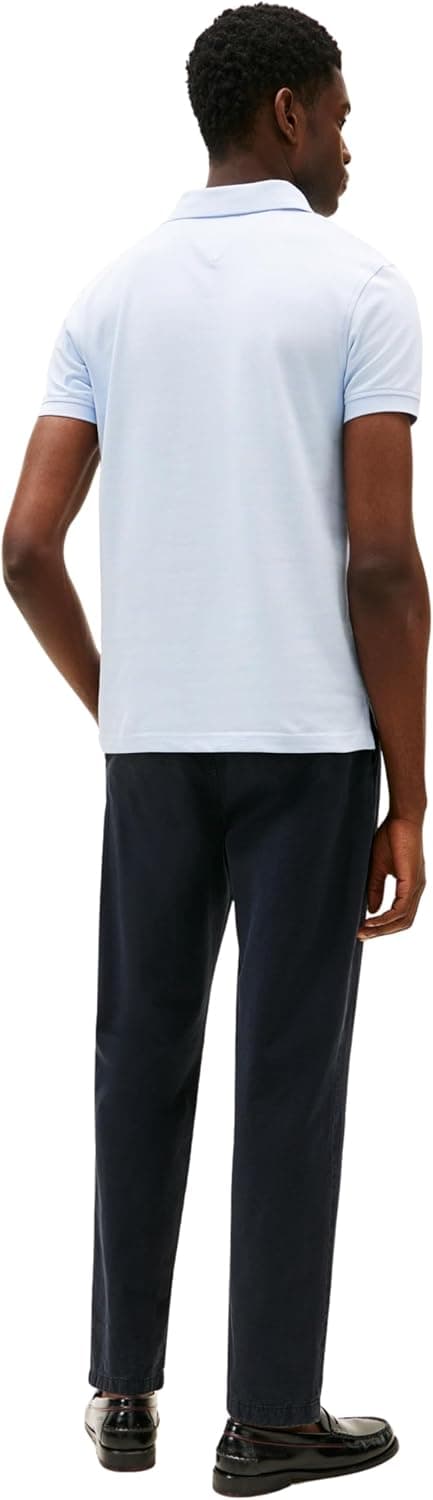 Detalle de Tommy Hilfiger Men’s Short Sleeve 1985 Slim Fit Polo Shirt