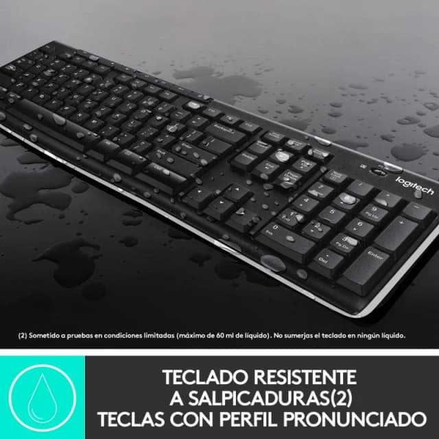 Detalle de Logitech MK270 Combo teclado y ratón inalámbrico