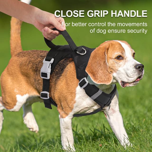 Thumbnail 2 de LZXLXS No Pull Dog Harness Black M