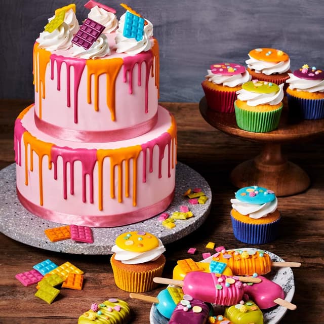 Thumbnail 4 de FunCakes Deco Melts Rosa 1000 g 🍬 Sin AZO