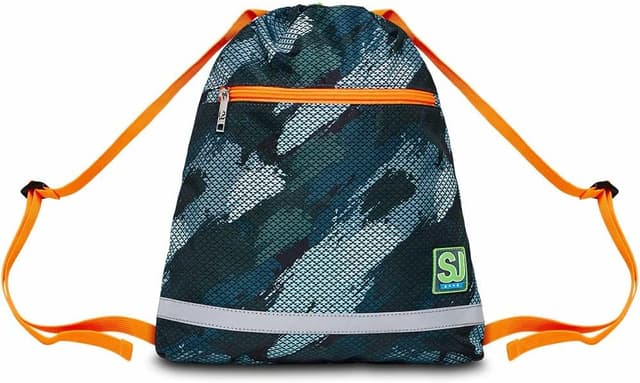 Detalle de SJ Schulranzen Set 4-teilig: ergonomischer Schulrucksack 22 LT ab 1. Klasse (mit Mäppchen & Turnbeutel)