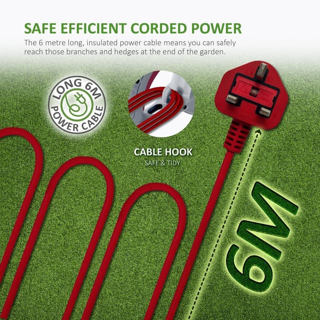 Detalle 2 de NETTA 500W Corded Hedge Trimmer 50cm