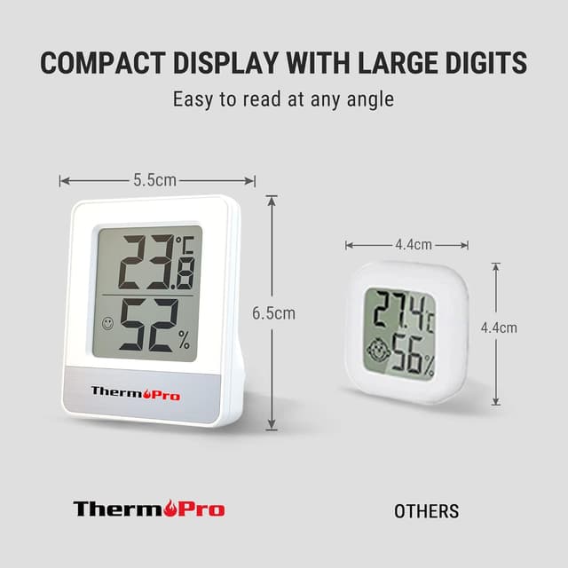 Thumbnail 1 de ThermoPro TP49W-3 Thermo-Hygrometer −50–70 °C 🌡