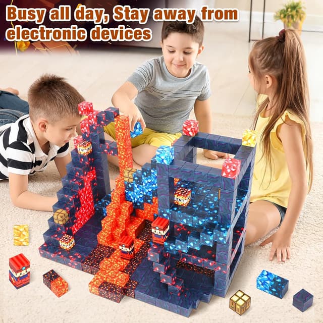 Detalle 2 de COOLJOYA Magnetic Blocks 54PCS