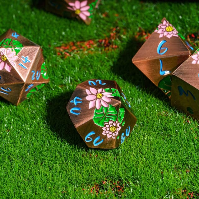 Thumbnail 3 de Cusdie 7‑Die Lotus metal dice set
