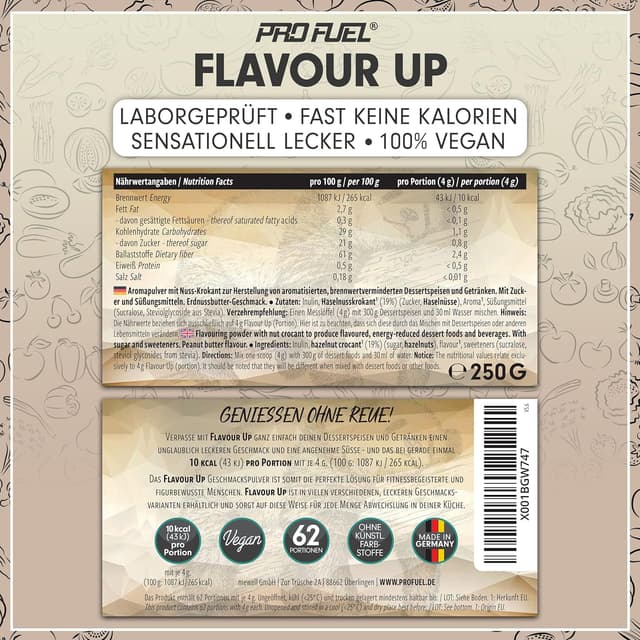 Thumbnail 5 de Crunchy Peanut Butter Geschmackspulver 250 g