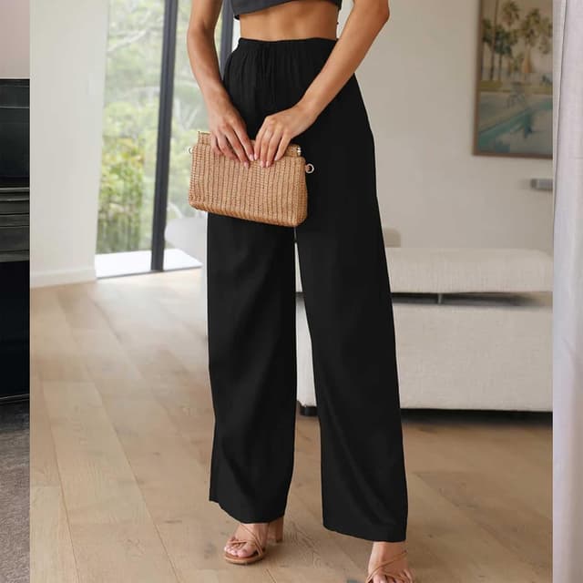 Thumbnail 5 de Duyang Cotton Linen Palazzo Pants