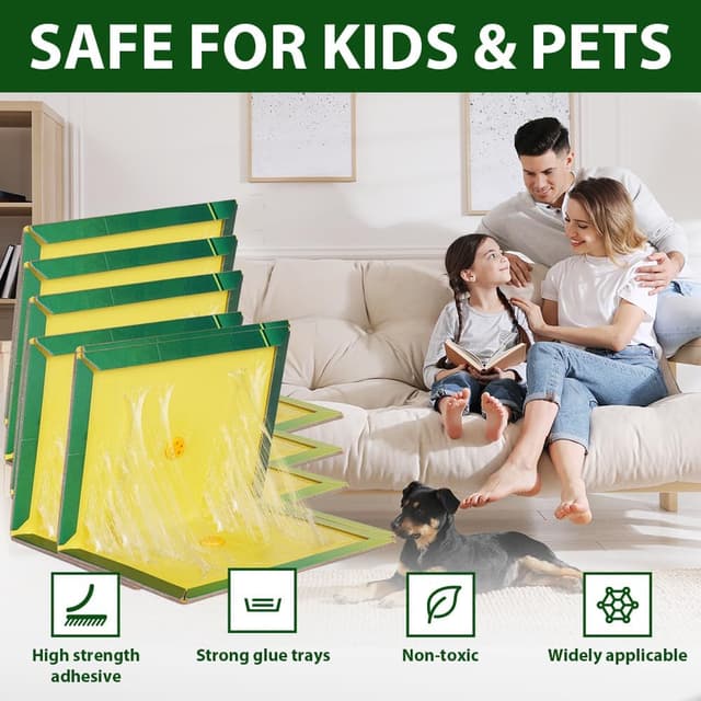 Detalle 2 de Flintronic Klebefallen 6er Set für Schädlinge