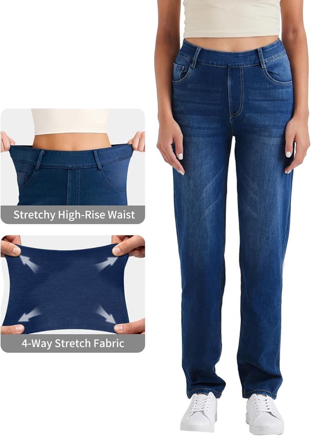 Detalle 2 de Jeans de yoga LaiEr, coupe bootcut