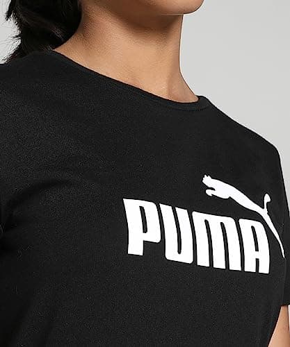 Thumbnail 2 de PUMA ESS Logo Tee G Niñas - Camiseta Negra