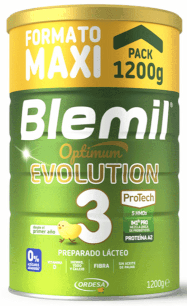 Detalle de Blemil Optimum Evolution 3 leche de crecimiento 1.200 g
