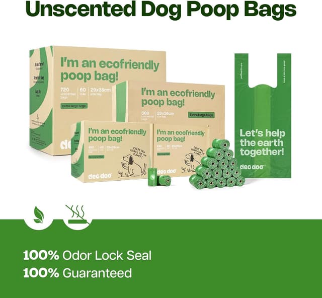 Thumbnail 5 de Deo Doo Dog Poo Bags 240 Pack 11x15in