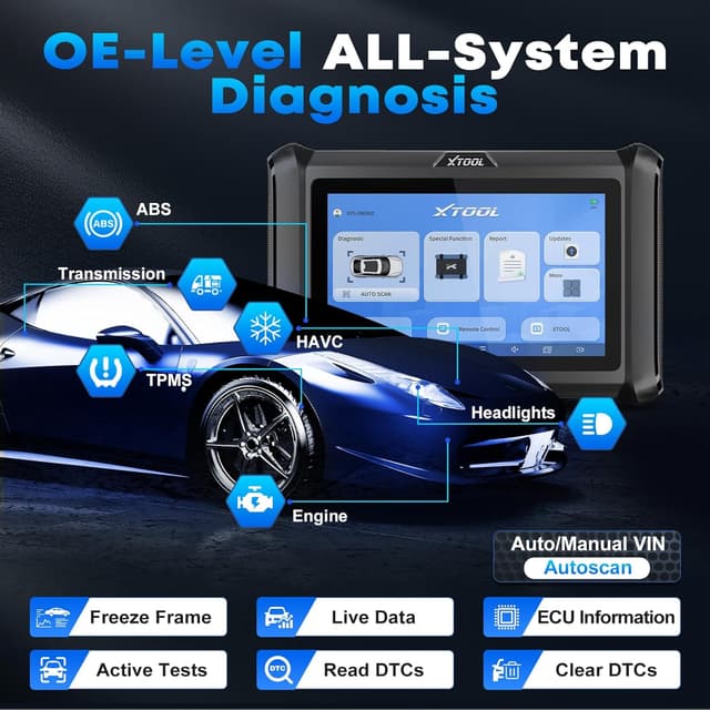 Detalle 2 de XTOOL D7S 3-Year Update OBD2 Scanner