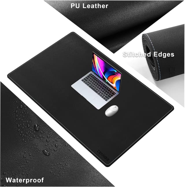 Thumbnail 3 de CENNBIE Tappetino da Scrivania in Pelle 110x60cm