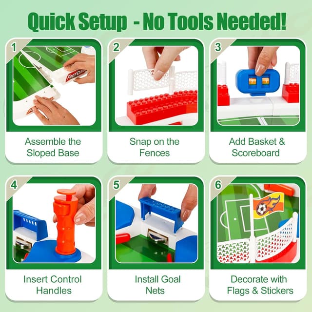 Thumbnail 4 de joyddo Futbolín de mesa 55x31 cm para niños
