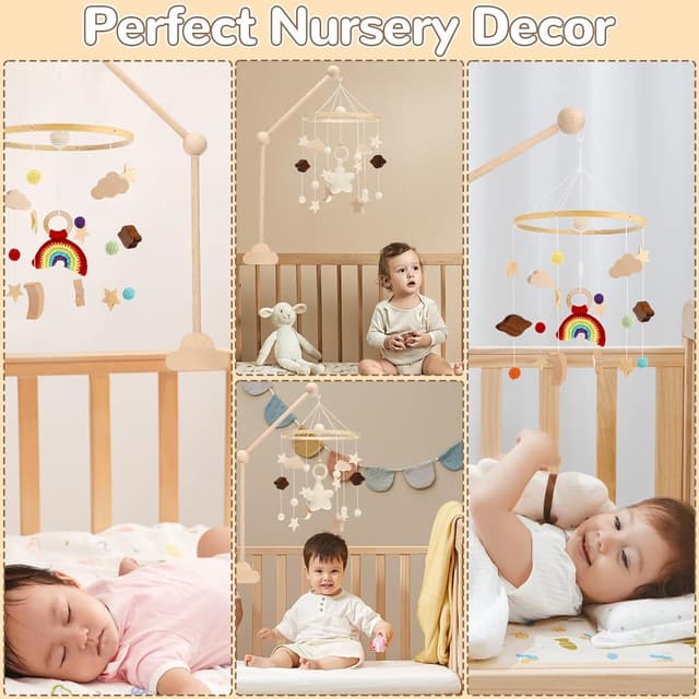 Detalle 2 de Farerkass Baby Mobile Halterung mit Holzarm