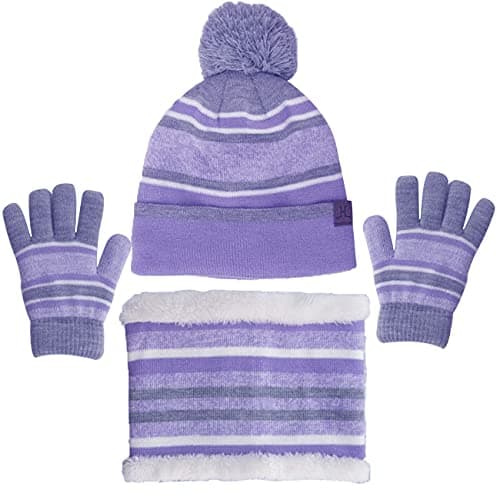 Thumbnail 2 de JFAN 3 en 1 chapeau bonnet gants enfant đŹ