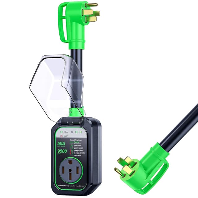 Detalle de GEARGO 50A RV Surge Protector 9500J ๐