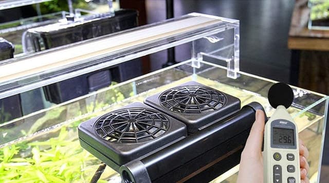 Detalle de LONDAFISH Acquario Chillers Fan Ventola di raffreddamento Marine con controllo a 2 velocità