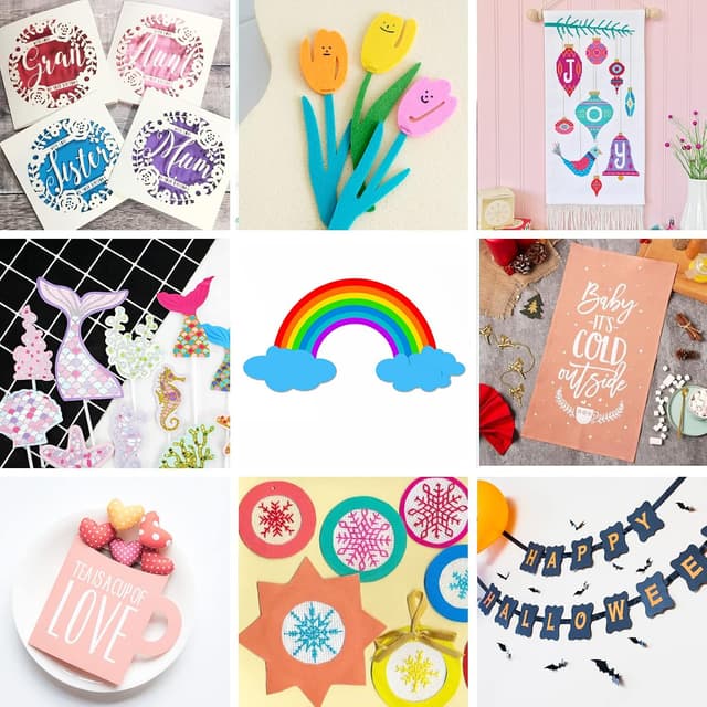 Thumbnail 5 de Cricut Schneidematte Lya Vinyl 8er Set Variety 12x12 📏