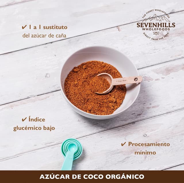 Thumbnail 2 de Sevenhills Wholefoods Azúcar de Coco Orgánico 1 kg 🥥