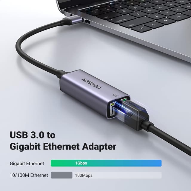 Thumbnail 1 de UGREEN USB Ethernet Adapter 1000 Mbps for MacBook Pro 📡