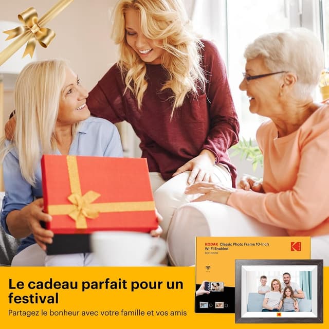 Thumbnail 6 de KODAK Cadre photo numérique 32Go