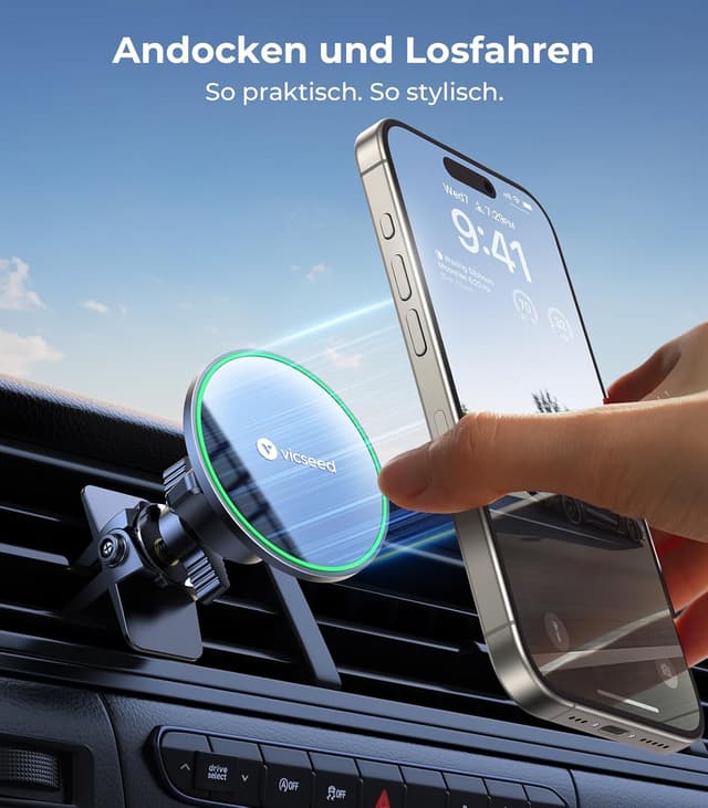 Thumbnail 4 de VICSEED Handyhalterung Auto Magnet Lüftung 20xN55