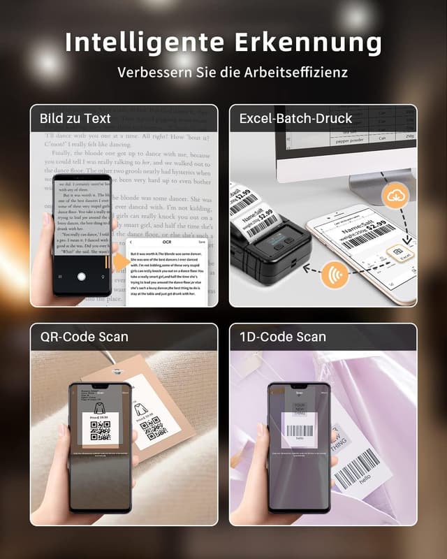 Detalle 2 de Phomemo M120 Etikettendrucker 12h Akku đź–¨