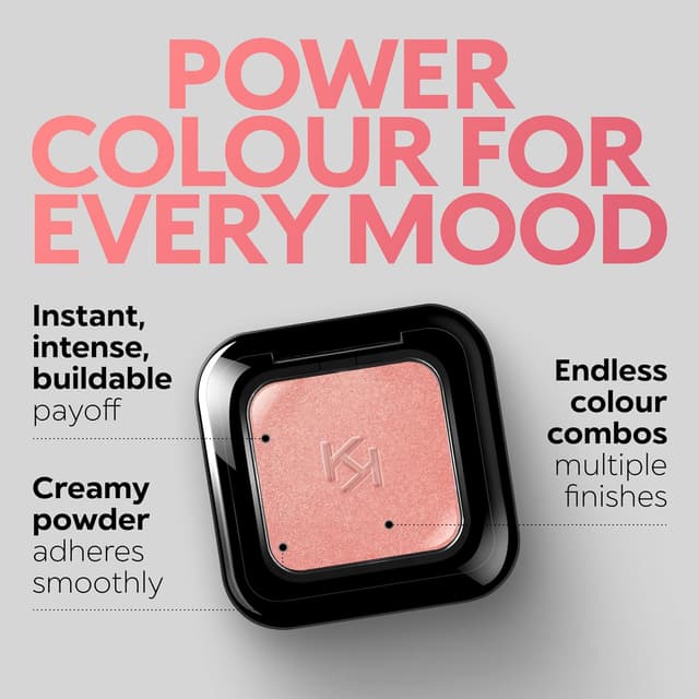 Detalle de KIKO Milano High Pigment Eyeshadow 40 – Ombre à paupières concentrée en pigments (5 finis)